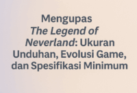 Mengupas The Legend of Neverland: Ukuran Unduhan, Evolusi Game, dan Spesifikasi Minimum