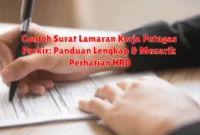 Contoh Surat Lamaran Kerja Petugas Parkir: Panduan Lengkap & Menarik Perhatian HRD
