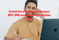 Contoh Surat Lamaran Pekerjaan SPG/SPB yang Menarik Perhatian HRD